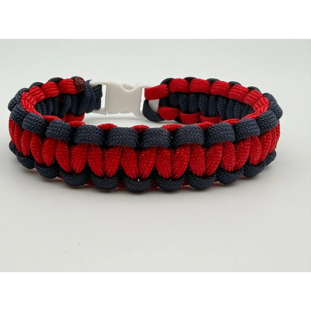 St Louis Cardinals MLB Paracord Survival Bracelet Red Navy Blue Cobra Weave New